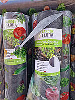 Агроволокно Garden Flora 50 г/м2 1.07 м 100 м Чорно-Біле Укривний матеріал для грядок Агрополотно