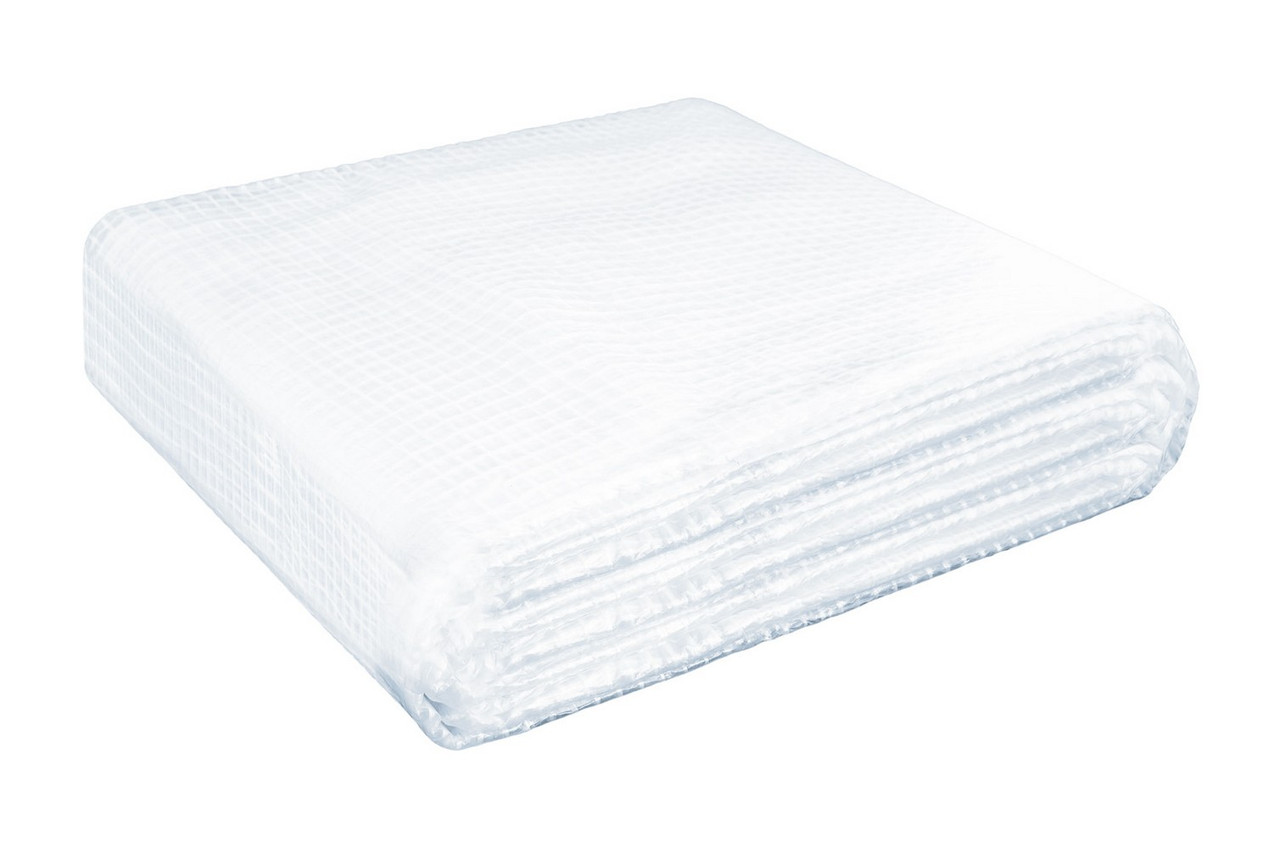 Тент будівельний туристичний білий 6х10м 130г/м² leno crystal 89-2203 Mastertool 89-2610, фото 1