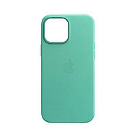 Чохол для смартфона Leather AAA Full Magsafe IC for iPhone 15 Pro Max Ice Sea Blue