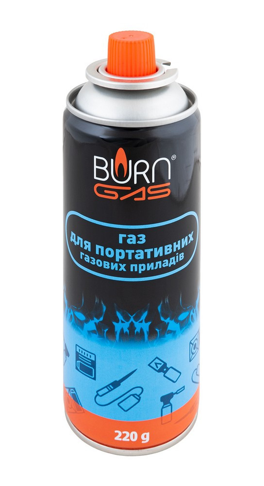 Газ бутан ГОСПОДАР BURN GAS 220 г 44-5001