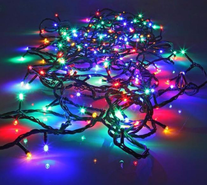 Світлодіодна гірлянда 180 LED RGB (7-5), фото 1