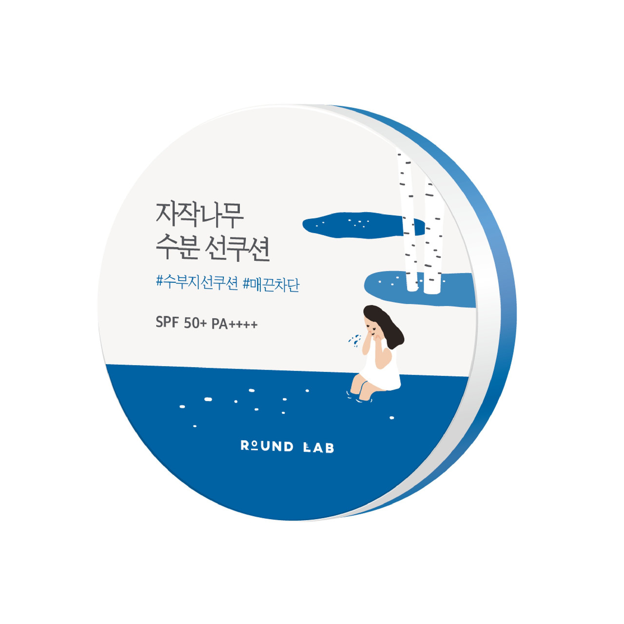 Cонцезахисний кушон з березовим соком ROUND LAB Birch Juice Moisturizing Sun Cushion 15 гр (556628)