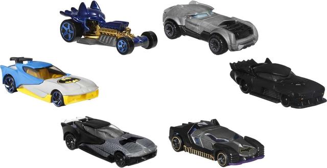 Набір колекційних машинок Hot Wheels Batman Character Cars 6 шт Бетмен HBY35 1:64