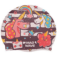 Шапочка для плавання дитяча MadWave UNICORN M057914 колір коричневий at