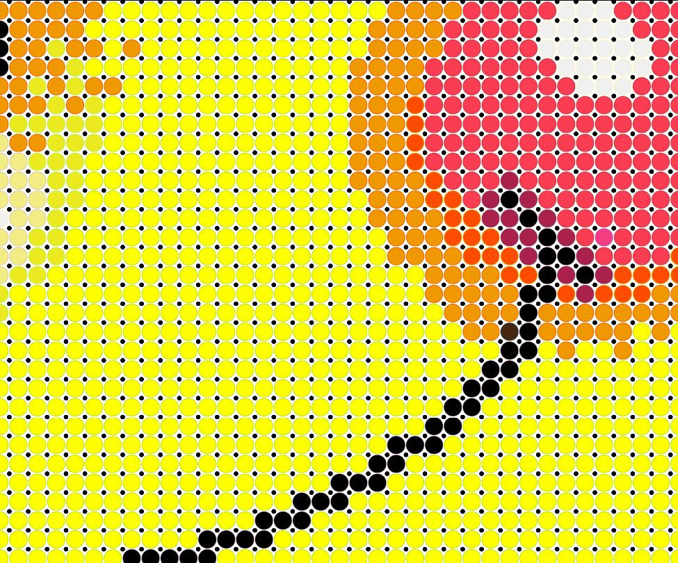 Схема для вышивки бисером Пчела на бочке А1 - фото 3 - id-p404289510