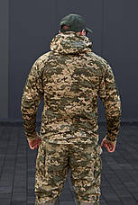 Чоловіча демісезонна польова куртка-вітровка YINREN GEN 5 піксель, камуфляжна куртка з капюшоном, фото 3