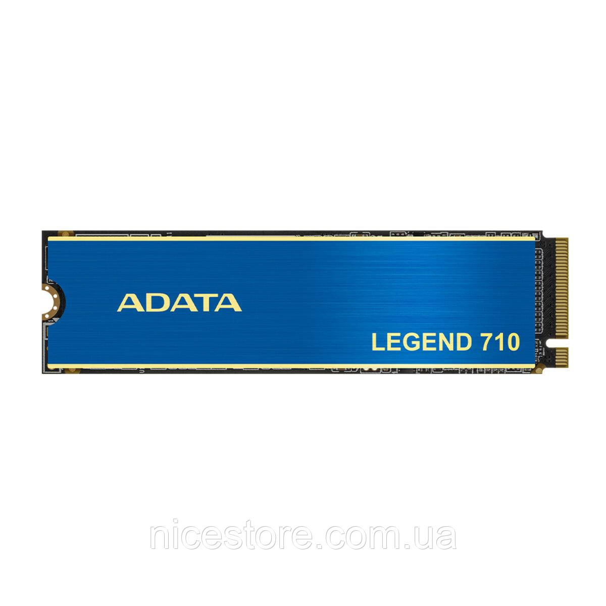 Накопичувач SSD M.2 ADATA LEGEND 710 256GB 2280 PCIeGen 3x4 3D NAND Read/Write: 2100/1000 MB/sec