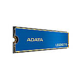Накопичувач SSD M.2 ADATA LEGEND 710 256GB 2280 PCIeGen 3x4 3D NAND Read/Write: 2100/1000 MB/sec, фото 4