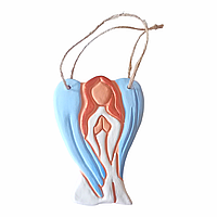 Подвеска декор Ангел в молитве 10 см ручная работа
