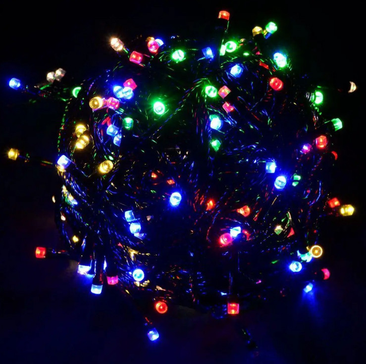 Світлодіодна гірлянда 180 LED лінза (7-2), фото 1