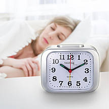 Настільний годинник з будильником Technoline Modell XL (Silver), фото 2