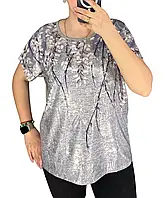 Женская футболка из ткани масло в одном размере 50/54