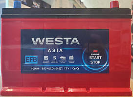 Акумулятор WESTA EFB 6СТ-100-АЗ (0) Азия правий плюс