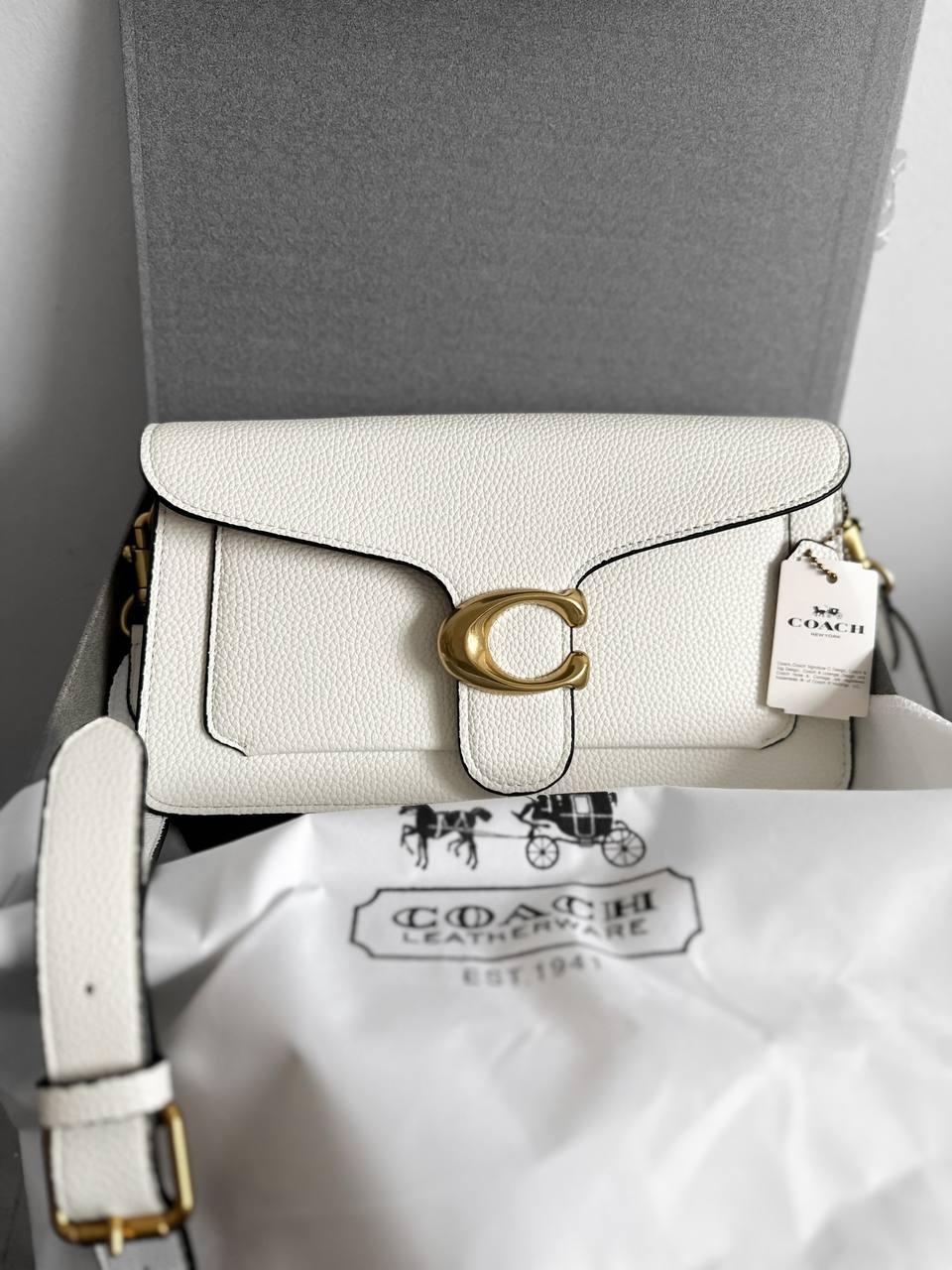 Жіноча сумка Коуч біла Coach White