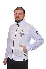 Костюм спортивний чоловічий Aeronautica Militare 24-1144 білий, фото 4