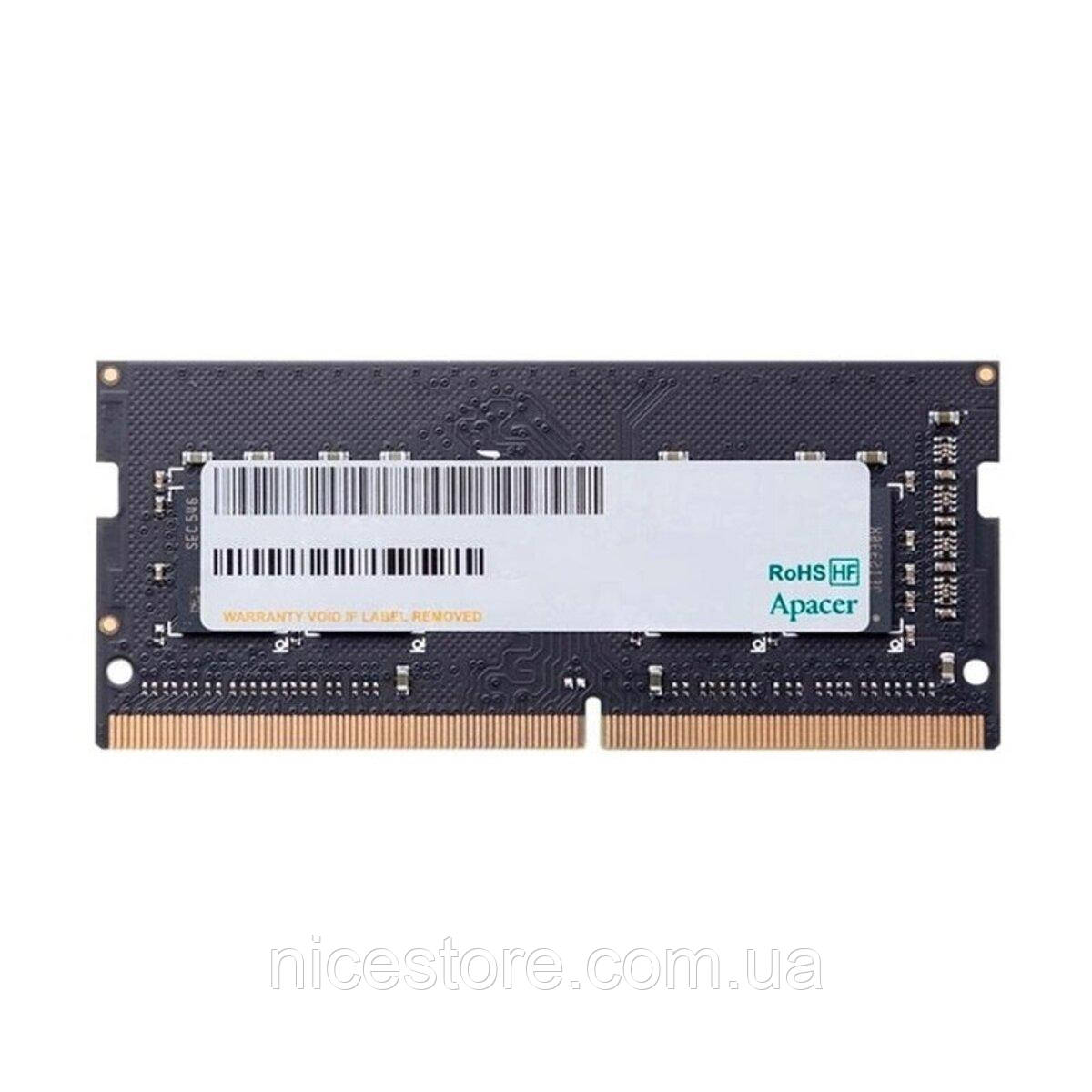 Оперативна пам'ять DDR4 Apacer 16GB 3200MHz CL22 1024x8 SODIMM