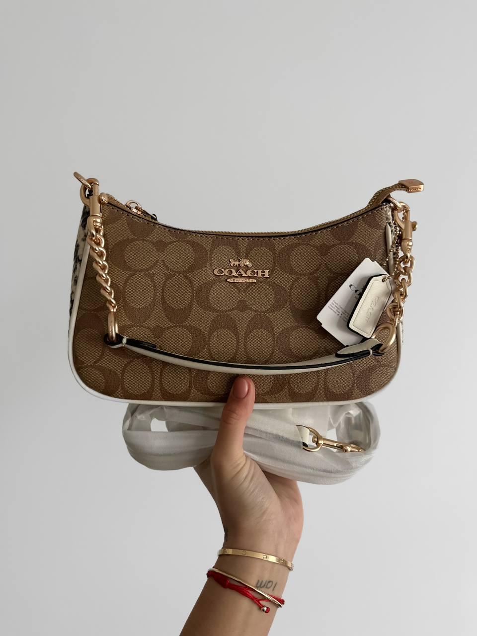 Жіноча сумка Коуч коричнева Coach Brown
