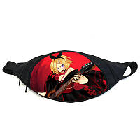 Поясная сумка бананка Кагаминэ Рин Kagamine Rin (GB KGR 06) Gear Bag черная