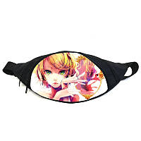 Поясная сумка бананка Кагаминэ Рин Kagamine Rin (GB KGR 08) Gear Bag черная