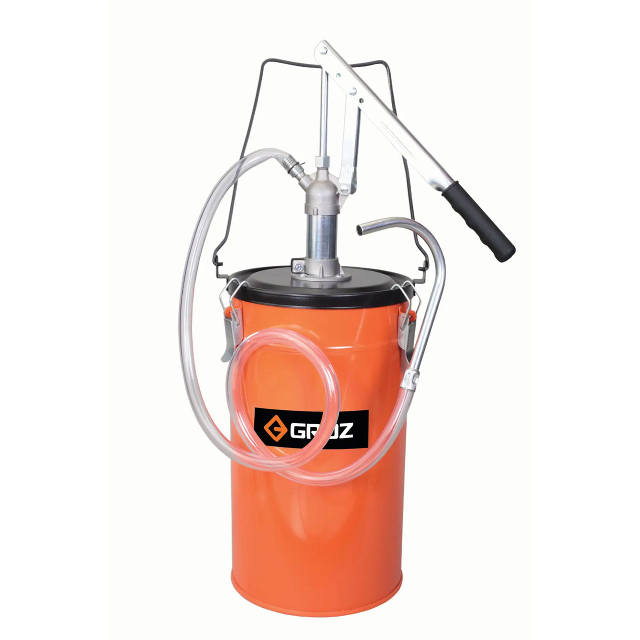 Нагнітач оливи важільний ємністю 12л, шланг ПВХ 1,2м