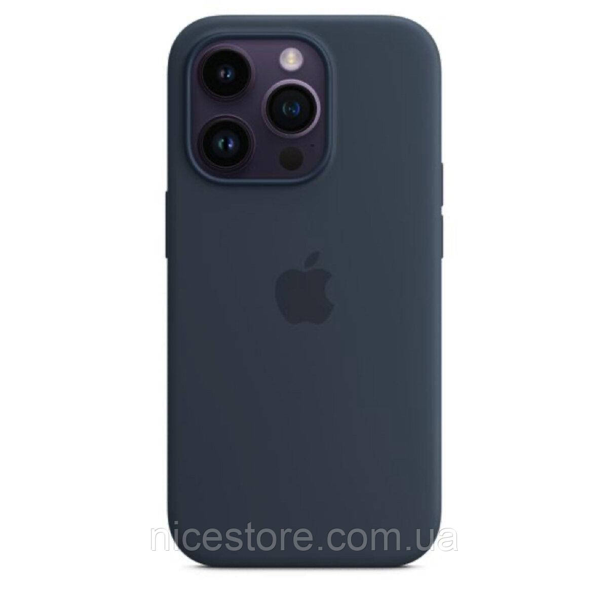 Чохол для смартфона Silicone Full Case AAA MagSafe IC for iPhone 14 Pro Max Storm Blue