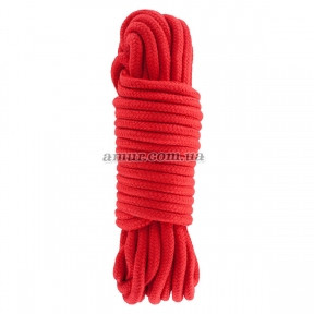 Мотузка для зв'язування Bondage Rope, 5 метрів, червона
