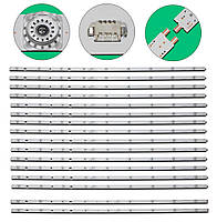 Подсветка TCL U65P6096 WD1/D/33 13-15/2.9-3.0 1010271543/42-1 190102AB09 65000M16/17 LED65D09A-ZC14AG-06 2017