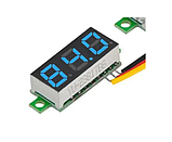 Цифровий вольтметр 0,28" DC 0-100 В (сині цифри), фото 2