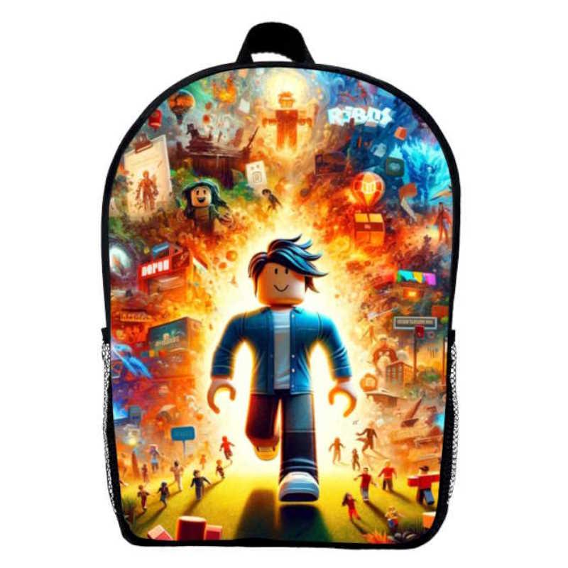 Рюкзак Роблокс Roblox дитячий (Gear bag mini R09) чорний, 29 х 21 х 9 см, фото 1