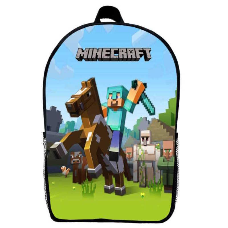 Рюкзак Майнкрафт Minecraft дитячий (Gear bag mini M01) чорний, 29 х 21 х 9 см, фото 1