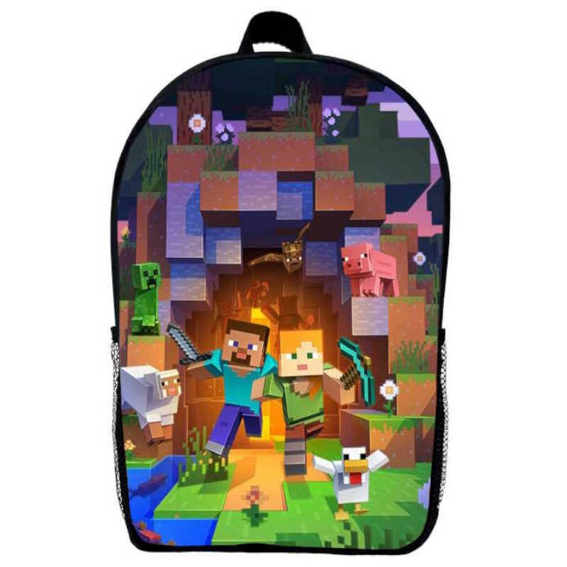 Рюкзак Майнкрафт Minecraft дитячий (Gear bag mini M07) чорний, 29 х 21 х 9 см, фото 1