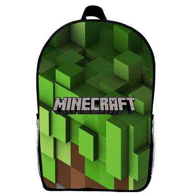Рюкзак Майнкрафт Minecraft детский (Gear bag mini M010) черный, 29 х 21 х 9 см