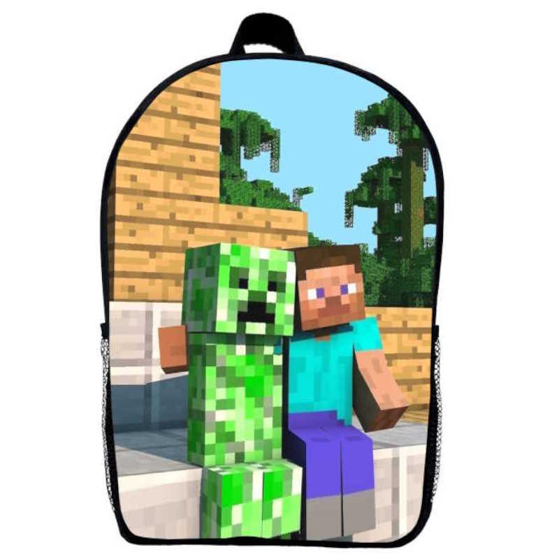 Рюкзак Майнкрафт Minecraft дитячий (Gear bag mini M011) чорний, 29 х 21 х 9 см, фото 1