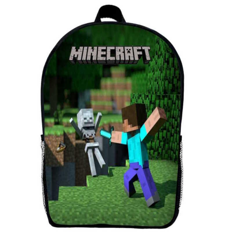 Рюкзак Майнкрафт Minecraft дитячий (Gear bag mini M014) чорний, 29 х 21 х 9 см, фото 1