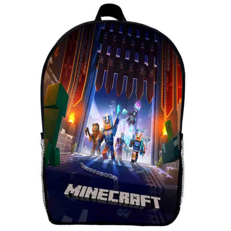 Рюкзак Майнкрафт Minecraft дитячий (Gear bag mini M017) чорний, 29 х 21 х 9 см, фото 1