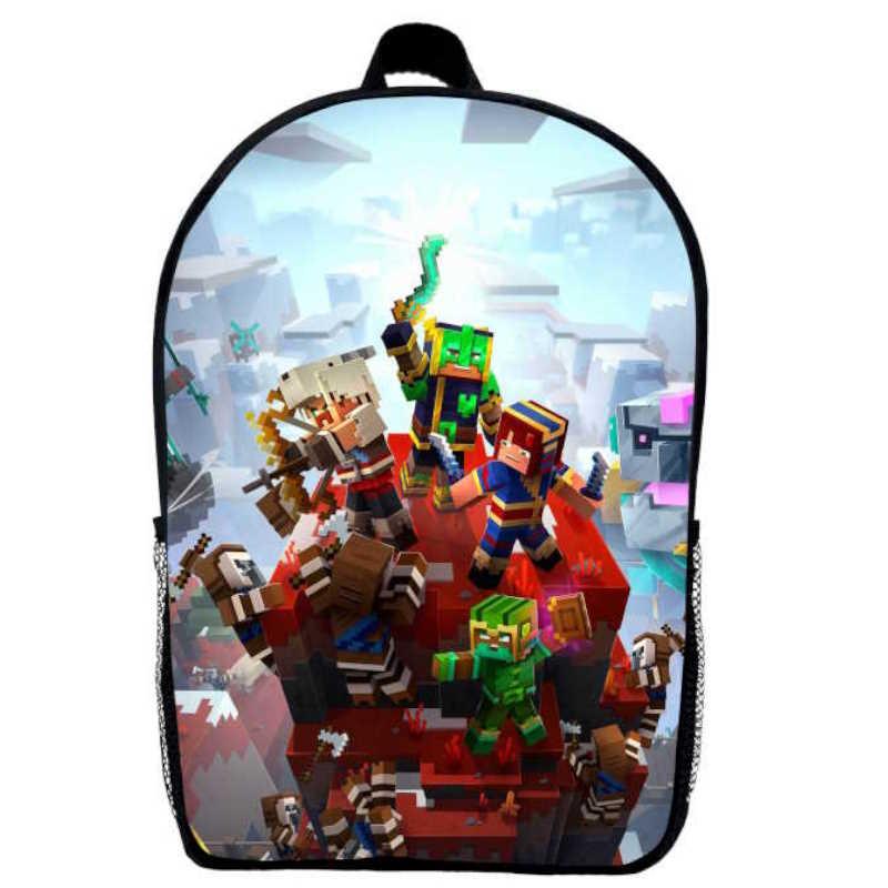 Рюкзак Майнкрафт Minecraft дитячий (Gear bag mini M018) чорний, 29 х 21 х 9 см, фото 1