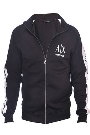 Костюм спортивний чоловічий Armani 24-AS-7122 чорний XL, фото 1