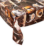 Клейонка Декорама "Кава" на флізеліновій основі. Ширина: 1,4 м від 1 метра, фото 4