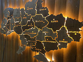 Карта України з підсвічуванням між областями, фото 5
