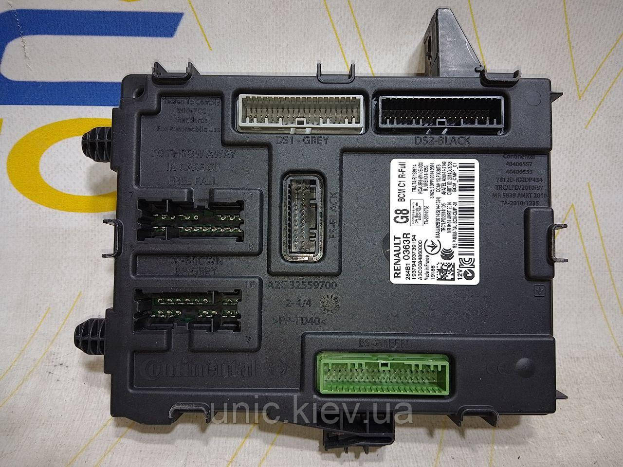 Блок керування Bcm Renault Megane IV  б/в 284B10363R