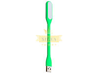 TRIZAND 13175 Салатовый (зеленый) цвет Лампа гибкая USB LED светодиодная 5V светильник в zip-пакете ПОЛЬША!
