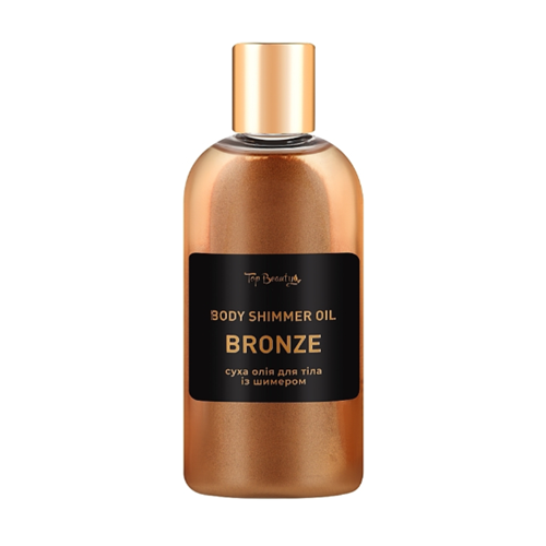 Top Beauty Body Shimmer Oil Bronze Олія суха для тіла мерехтлива Бронза, 100 мл