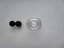 100 - 112 мл ПЕТ флакон Блок прозорий з кришкою чорною фліп-топ 20 мм, пляшка, ємність, пластиковий, пластмасовий, фото 5