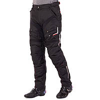 Мотоштаны брюки текстильные SCOYCO P070 размер l цвет черный-красный at