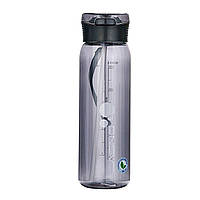 Пляшка для води CASNO 600 мл KXN-1211 Чорна з соломинкою KXN-1211_Black SP