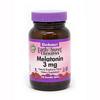 Натуральная добавка Bluebonnet Earth Sweet Chewables Melatonin 3 mg, 120 жевательных таблеток CN5111 SP