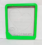 Маркерна LED дошка для записів з підсвіткою, фото 2