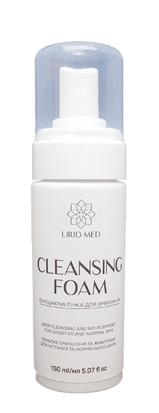 Очищаюча пінка для вмивання Lirio Med, 150 мл
