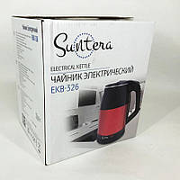 Електронний чайник Suntera EKB-326R червоний, Безшумний чайник, QH-789 Чайник електро