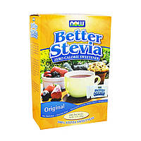 Заменитель сахара Now Foods Better Stevia 100 packets нау фудс сахарозаменитель стевия